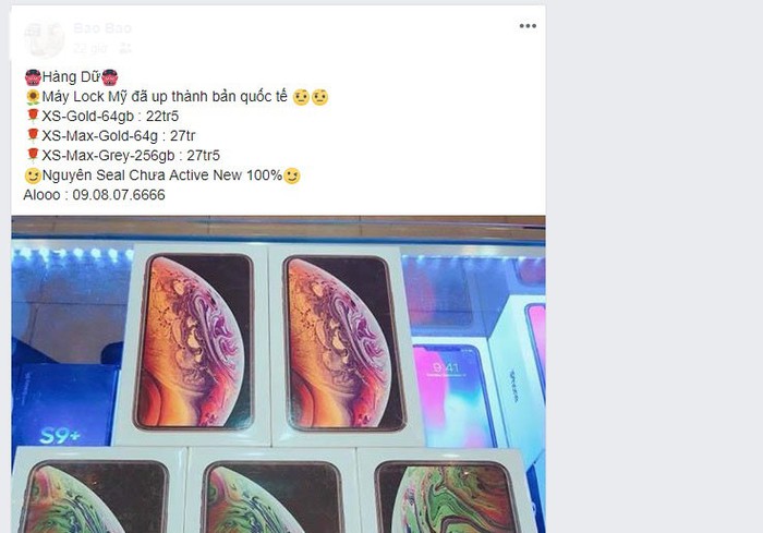 Cuộc sống số - Cảnh báo: Xuất hiện iPhone Xs/Xs Max “đội lốt” hàng quốc tế, bán giá siêu thấp