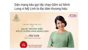 Ngôi sao - Ca sĩ Mỹ Linh không còn hình ảnh trên trang Gốm sứ Minh Long (Hình 2).