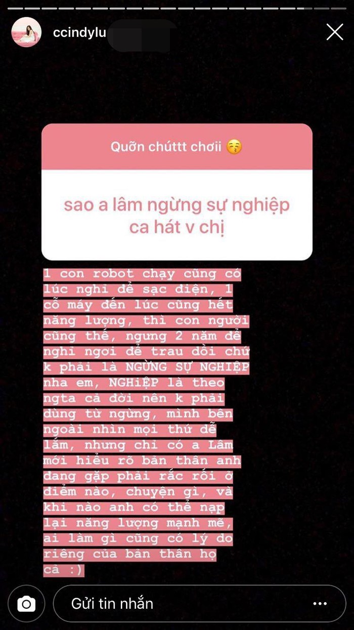 Ngôi sao - Bạn gái Hoài Lâm: 'Chỉ có anh Lâm mới hiểu bản thân đang gặp phải rắc rối ở điểm nào' (Hình 2).