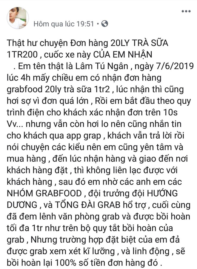 Cộng đồng mạng - Shipper bị bùng 20 ly trà sữa với hoá đơn lên tới 1,2 triệu đưa lời khuyên cho các đồng nghiệp