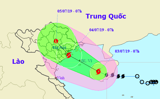 Tin nhanh - Tin mới nhất bão số 2: Bão đổ bộ vào đất liền sáng sớm, từ Hải Phòng đến Nam Định mưa to