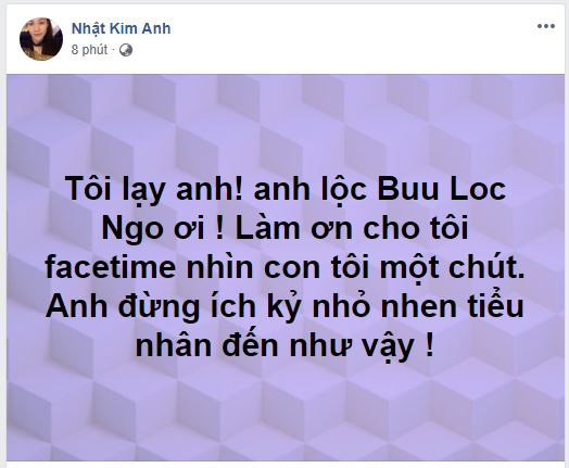 Ngôi sao - Sau khi ly hôn Nhật Kim Anh cầu xin chồng cũ cho được gặp con