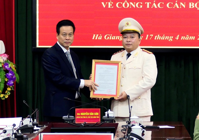 Tin nhanh - Công an tỉnh Hà Giang có tân Giám đốc