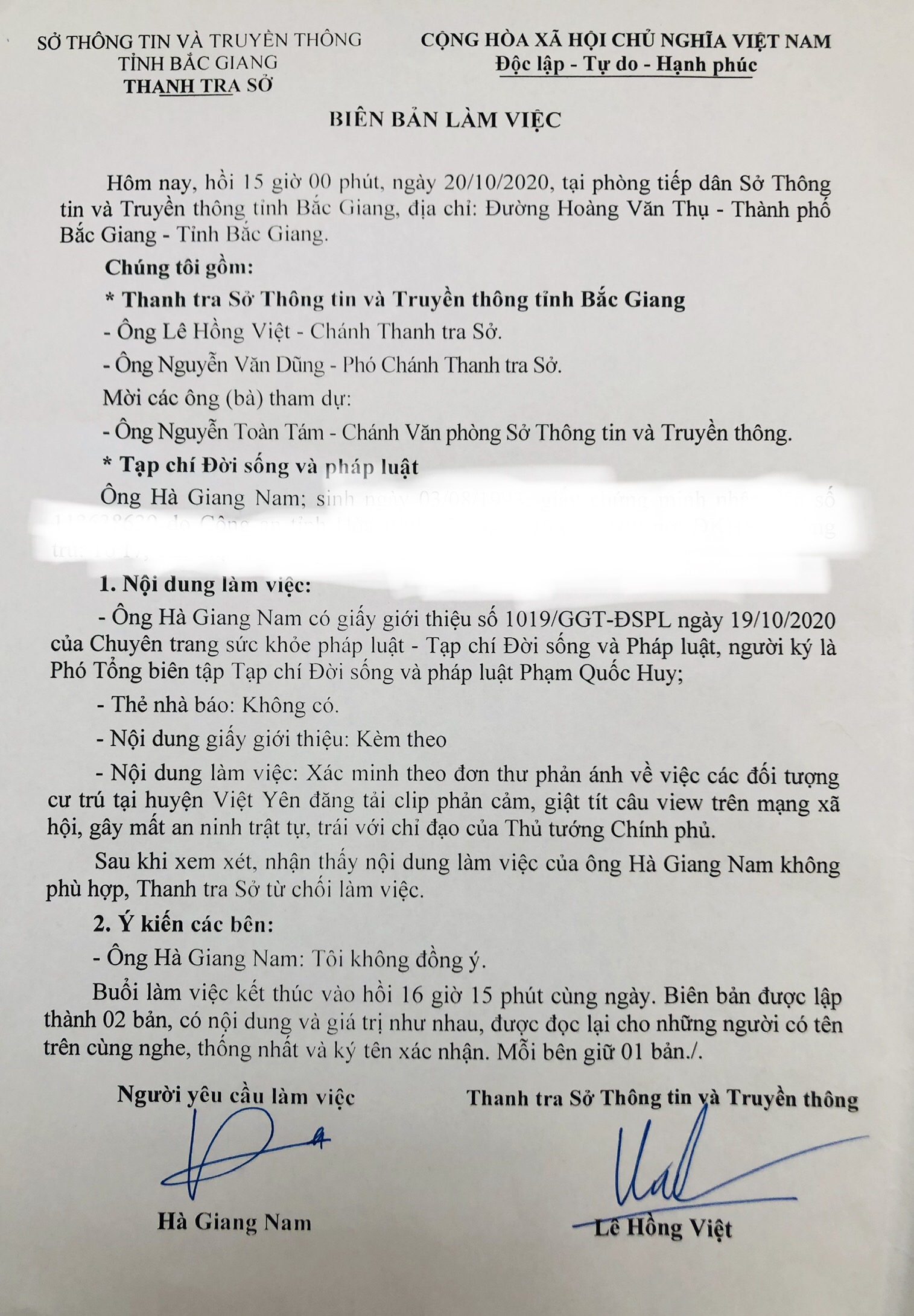 Góc nhìn luật gia - Không hiểu luật Báo chí, GĐ sở TT&TT tỉnh Bắc Giang gây khó dễ cho PV (Hình 3).