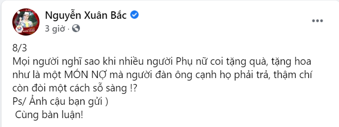 Quan điểm - Không phải phụ nữ nào cũng đòi tặng quà, tặng hoa vào ngày đặc biệt