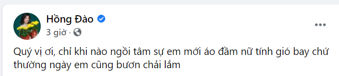 Giải trí - Tự Long than có lúc không có quần áo mặc ấy, nghệ sĩ Hồng Đào đáp trả bất ngờ