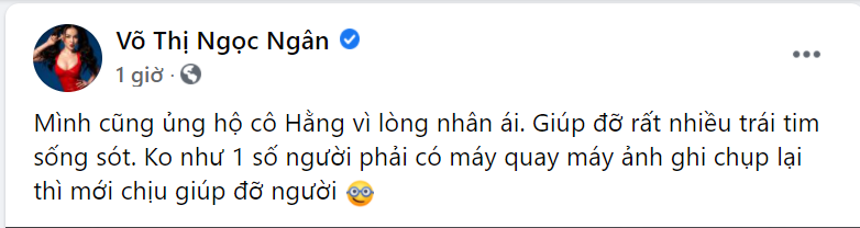 Giải trí - Ngân 98 lên tiếng ủng hộ bà Phương Hằng giữa “tâm bão” công kích giới nghệ sĩ