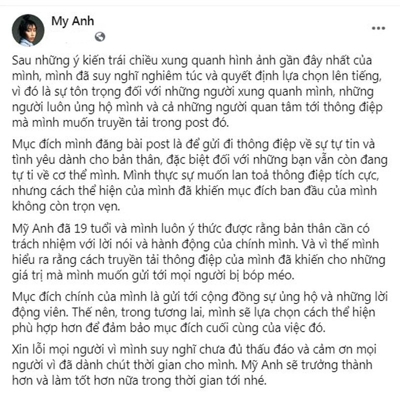 Giải trí - Con gái Mỹ Linh lên tiếng về những hình ảnh bị chê phản cảm