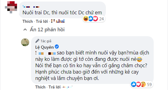 Giải trí - Ca sĩ Lệ Quyên đáp trả cực gắt khi bị nói “nuôi trai” (Hình 2).