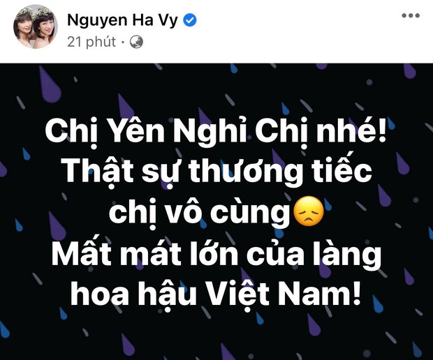 Giải trí - Á hậu Trịnh Kim Chi và nhiều nghệ sĩ bày tỏ tiếc thương Hoa hậu Thu Thuỷ (Hình 5).