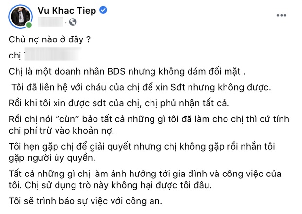 Giải trí - Vũ Khắc Tiệp nói gì về đoạn clip bị người dưng đến tận nhà đòi nợ?