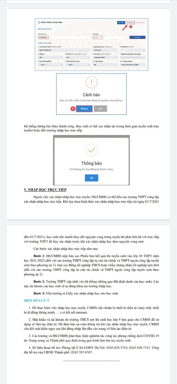Giáo dục - Học sinh trúng tuyển lớp 10 ở Hà Nội phải xác nhận nhập học từ ngày 1 - 3/7 (Hình 5).
