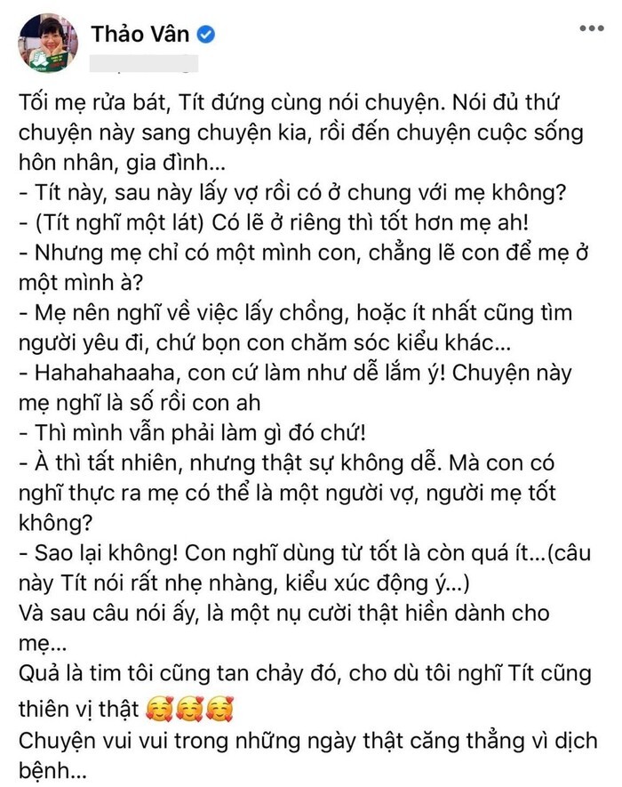 Giải trí - Con trai ủng hộ MC Thảo Vân đi bước nữa, vợ mới Công Lý bình luận bất ngờ