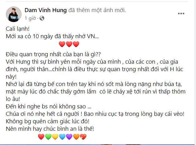 Văn hoá - Sau 10 ngày sang Mỹ, Đàm Vĩnh Hưng bất ngờ tiết lộ điều quan trọng nhất với anh