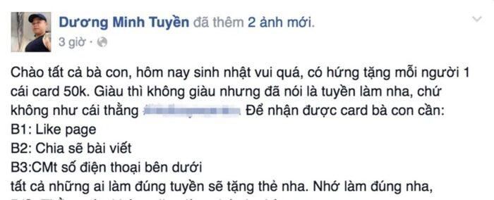 Cộng đồng mạng - Dương Minh Tuyền là ai mà khiến mạng xã hội dậy sóng những giờ qua? (Hình 3).