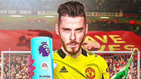 Bóng đá Anh - De Gea nhận giải cầu thủ hay nhất Ngoại hạng Anh tháng 1/2022