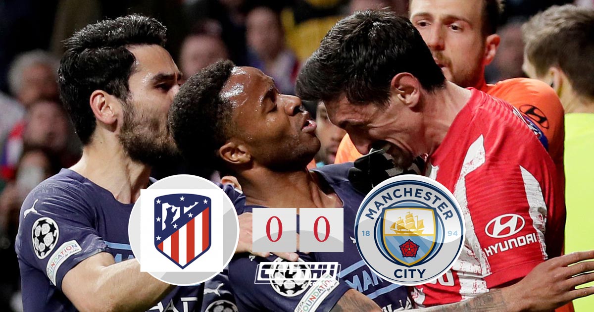 Bóng đá Châu Âu - Hàng công dứt điểm tệ hại, Atletico dừng bước trước Man City