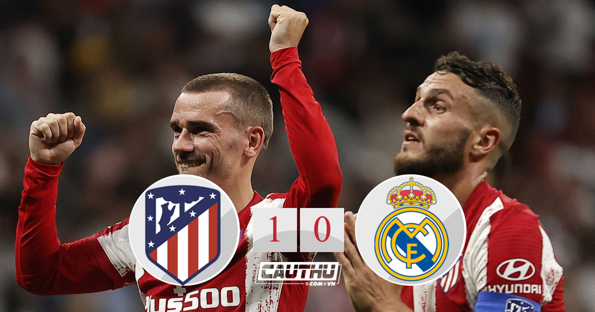 Bóng đá Tây Ban Nha - Tân Vương Real thất bại trước cựu Vương Atletico