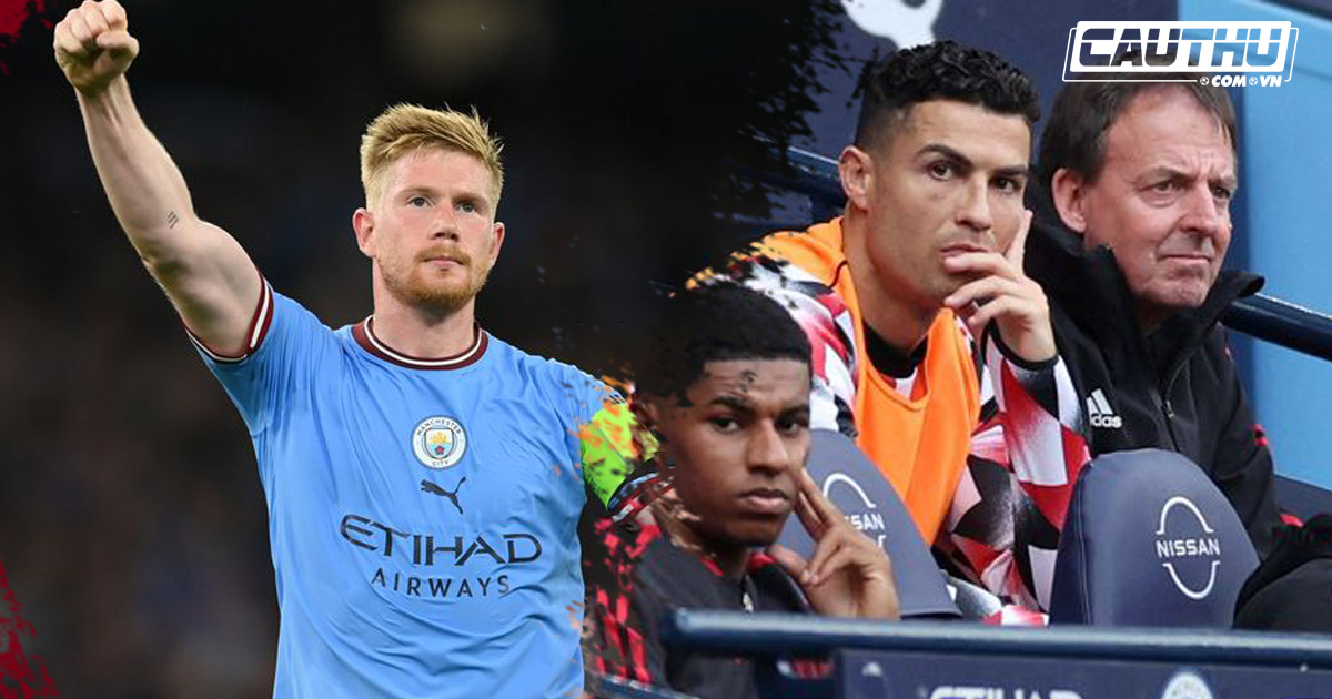 Giải khác - De Bruyne được Ronaldo đồng ý đổi áo sau derby Manchester