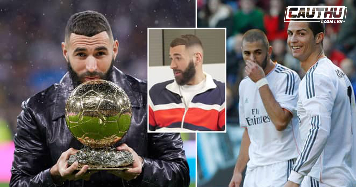 Giải khác - Ronaldo chưa chúc mừng Benzema sau khi giành Quả bóng Vàng