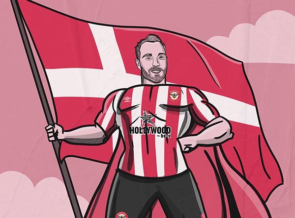 Bóng đá Anh - Eriksen ký hợp đồng với Brentford vào đúng đêm Giao thừa