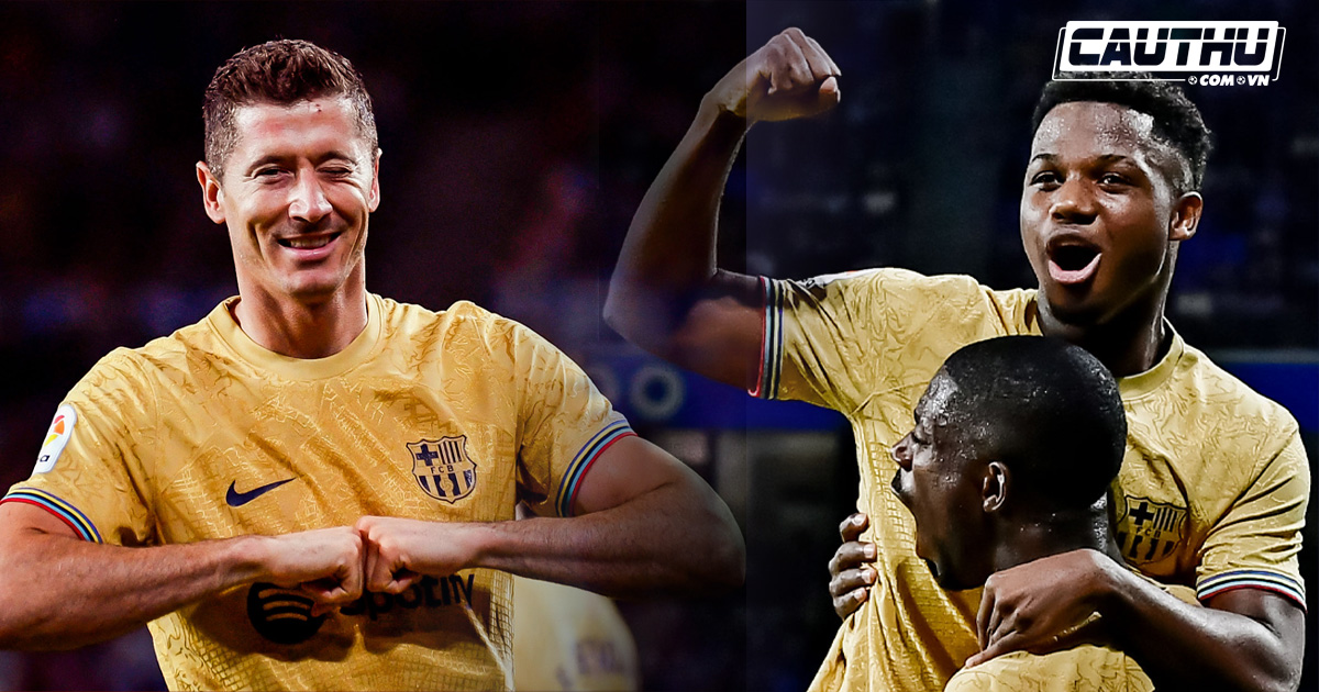 Bóng đá Tây Ban Nha - Lewandowski-Ansu Fati và giấc mơ Chapi của Barca