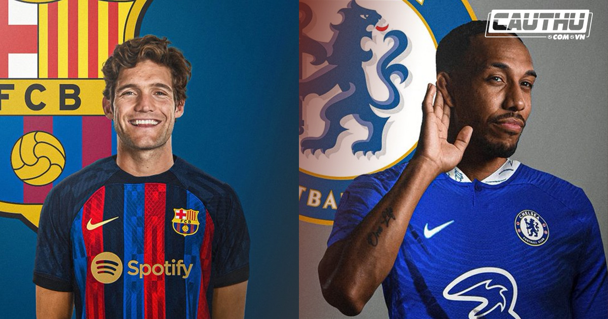 Bóng đá Anh - Chelsea đạt thỏa thuận đổi Marcos Alonso lấy Aubameyang với Barca