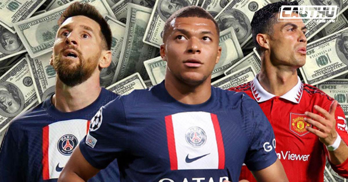 Giải khác - Mbappe dẫn đầu top 10 sao có thu nhập đáng mơ ước nhất giới cầu thủ