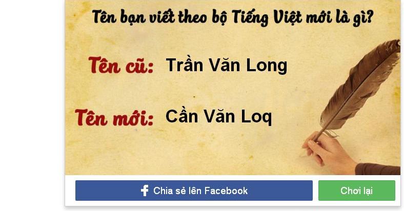 Cộng đồng mạng - Toát mồ hôi hột khi đọc tên mình theo bảng chữ cái “tiếq Việt”