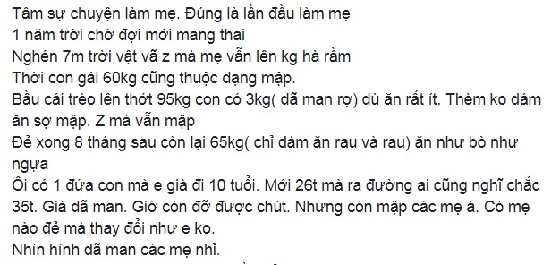 Cộng đồng mạng - Mẹ trẻ sau sinh xót xa vì nhan sắc tàn tạ, không tự tin gần chồng