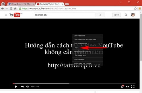 Thủ thuật - Tiện ích - Thủ thuật tự động phát lại video trên YouTube