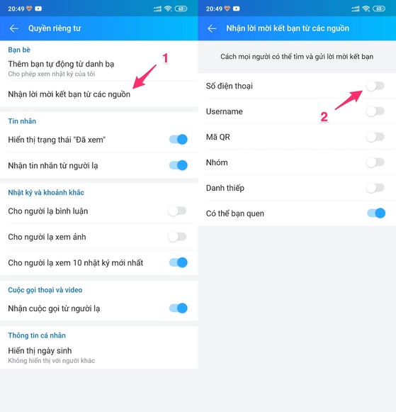 Thủ thuật - Tiện ích - Hướng dẫn cách ẩn số điện thoại trên Zalo  (Hình 2).