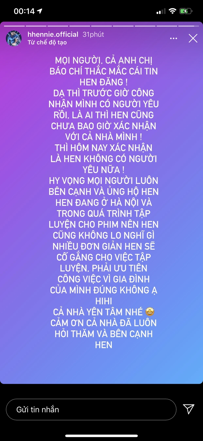 Ngôi sao - H'Hen Niê thừa nhận chia tay bạn trai nhiếp ảnh gia