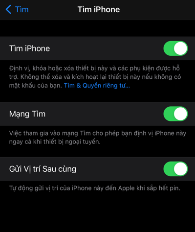 Thủ thuật - Tiện ích -  Cách tìm iPhone bị mất kể cả khi bị ngắt mạng với iOS 14 (Hình 3).