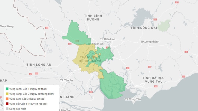 Sự kiện - Nhiều tỉnh, thành 'đổi màu' dịch Covid-19