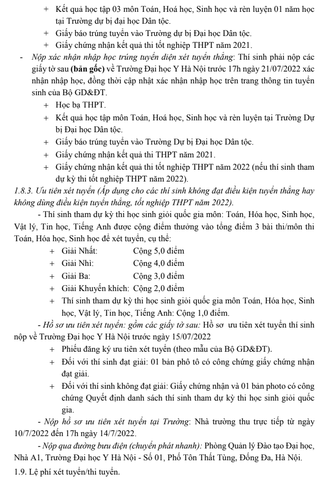 Giáo dục - Điểm mới trong Đề án tuyển sinh của Đại học Y Hà Nội năm 2022 (Hình 9).