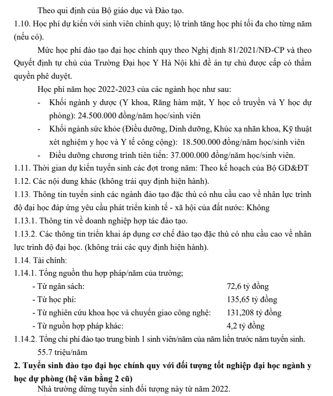 Giáo dục - Điểm mới trong Đề án tuyển sinh của Đại học Y Hà Nội năm 2022 (Hình 10).