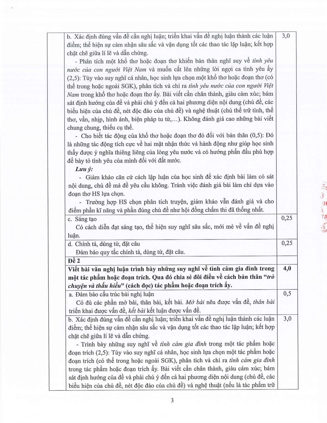 Giáo dục - Công bố đáp án chính thức 3 môn thi tuyển sinh lớp 10 tại Tp.HCM (Hình 3).