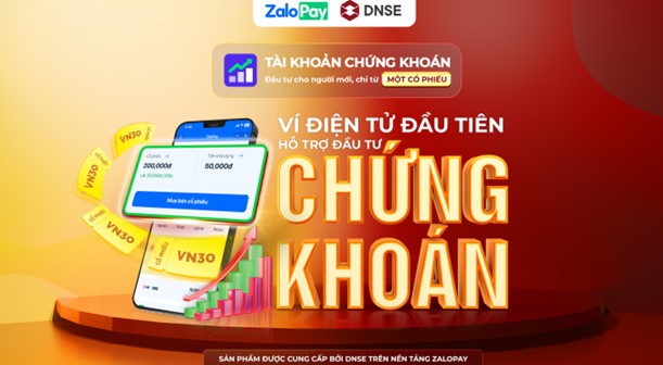 Tiêu dùng & Dư luận - ZaloPay trở thành ví điện tử đầu tiên hỗ trợ đầu tư chứng khoán