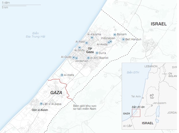 Thế giới - Israel tiếp tục không kích miền Bắc Gaza, các bệnh viện tiếp tục quá tải