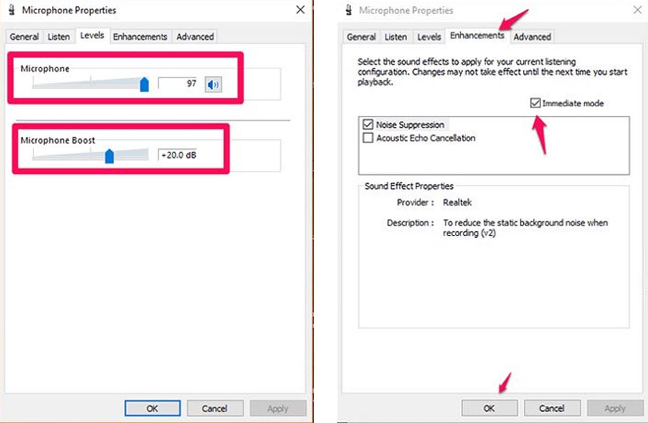 Thủ thuật - Tiện ích - Thủ thuật sửa lỗi máy tính không nhận microphone windows (Hình 8).