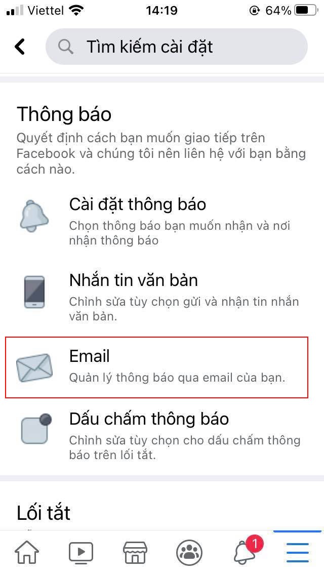 Thủ thuật - Tiện ích - Cách tắt thông báo từ Facebook đến email đã đăng ký (Hình 6).