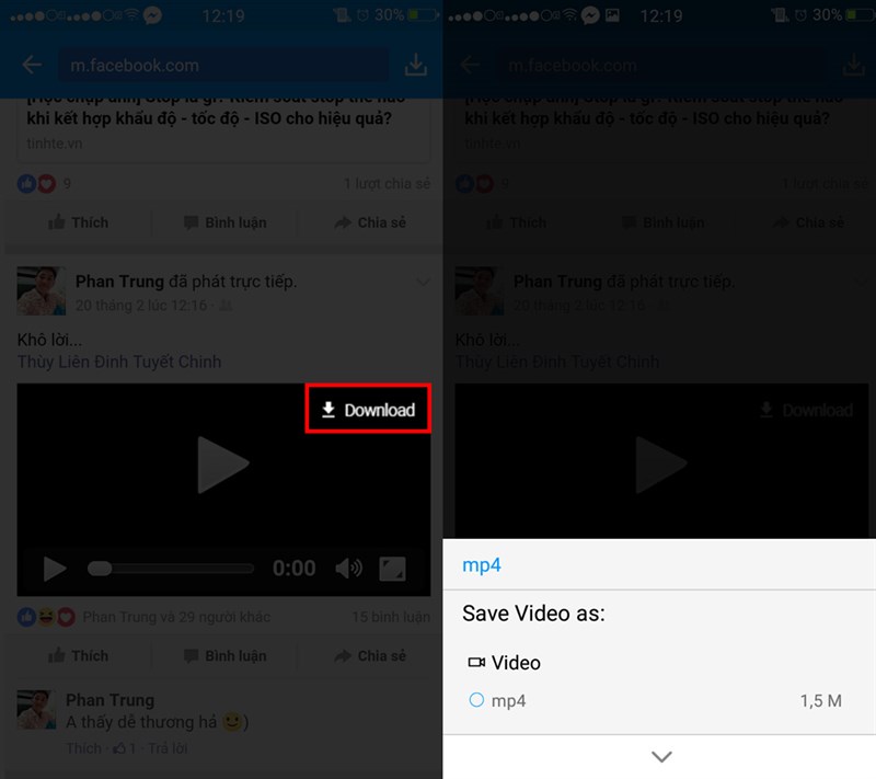 Thủ thuật - Tiện ích - Hướng dẫn bạn tải video Facebook về điện thoại một cách đơn giản (Hình 6).
