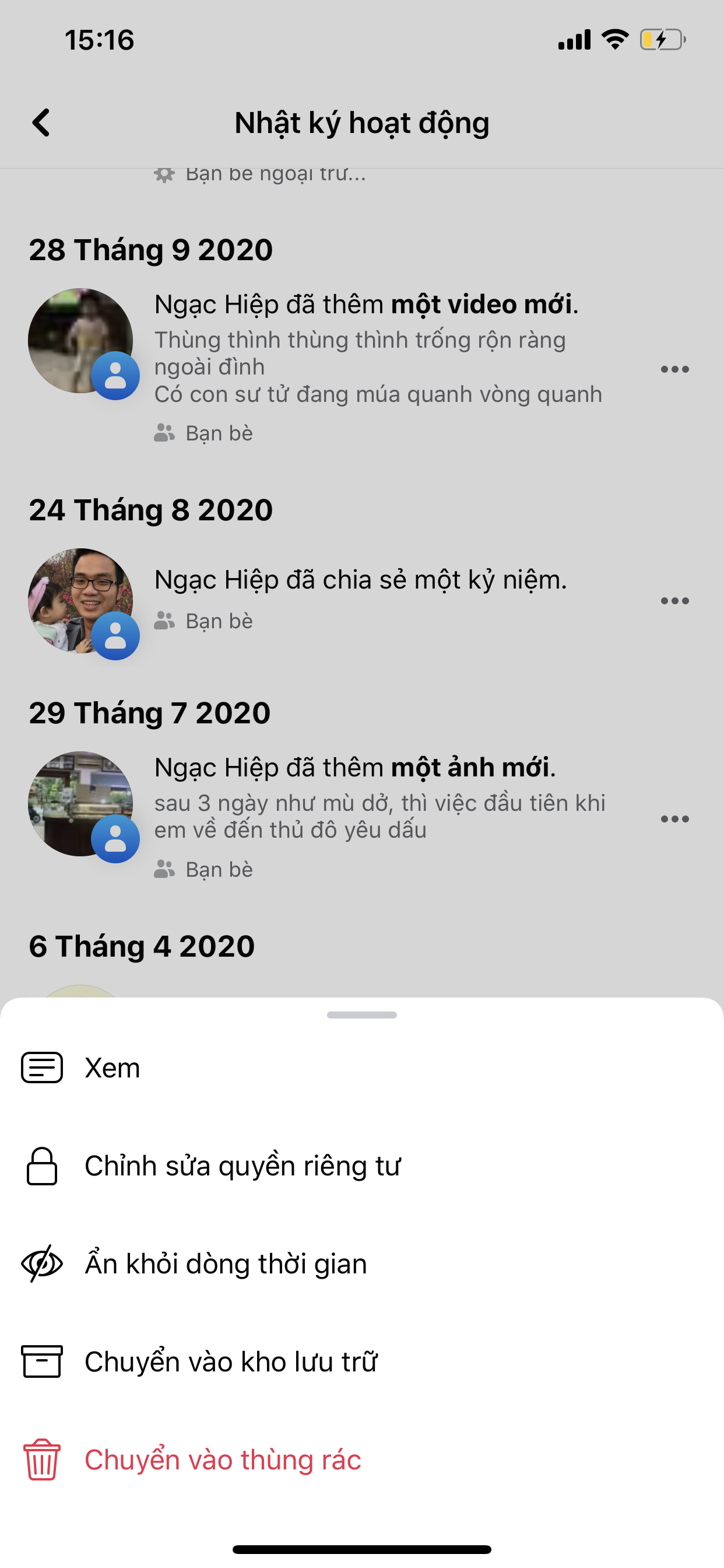 Thủ thuật - Tiện ích - Hướng dẫn xóa các bài đăng của bạn trên Facebook chỉ với một nút bấm (Hình 4).