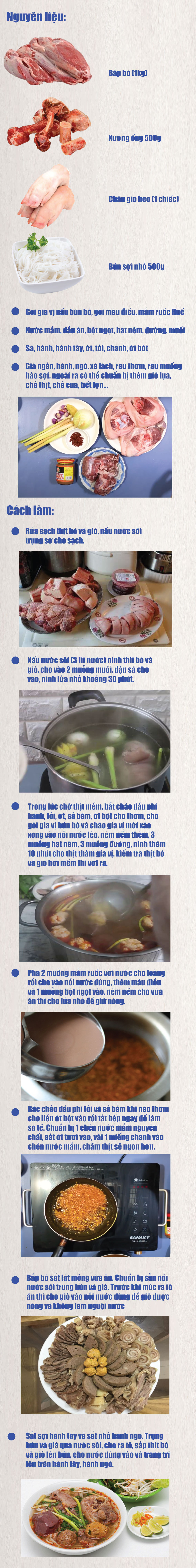 Đời sống - Món ngon: Cách làm món bún bò Huế chuẩn vị, thơm ngon (Hình 2).