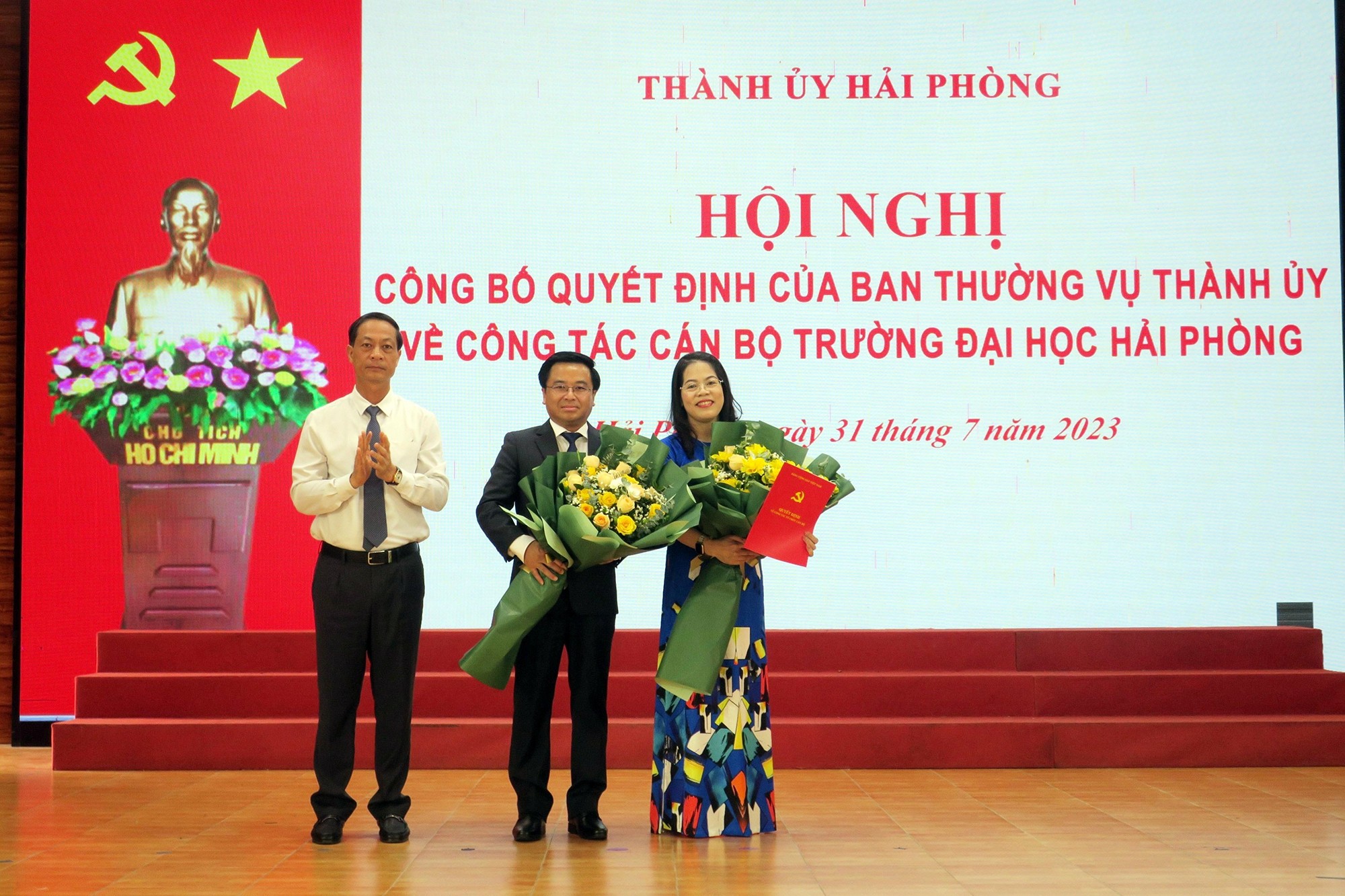 Giáo dục - Chỉ định Bí thư, Phó bí thư Đảng ủy Trường đại học Hải Phòng