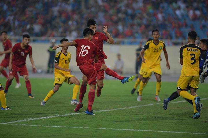 Thể thao - Trực tiếp bóng đá U23 châu Á Việt Nam- Brunei: U23 Việt Nam 6-0 U23 Brunei (Hình 10).