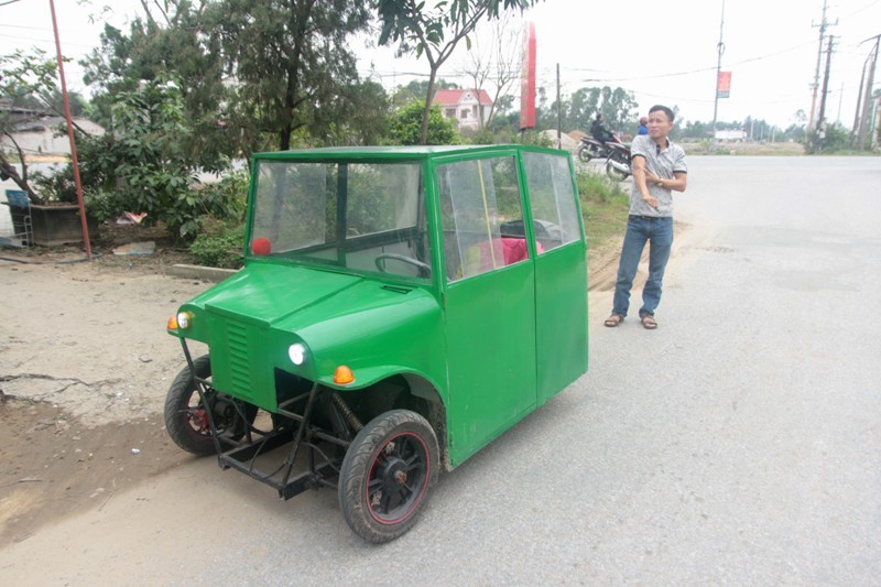 Thú chơi - Cận cảnh chiếc ô tô của người đàn ông tự lắp ráp chở con đi học (Hình 6).