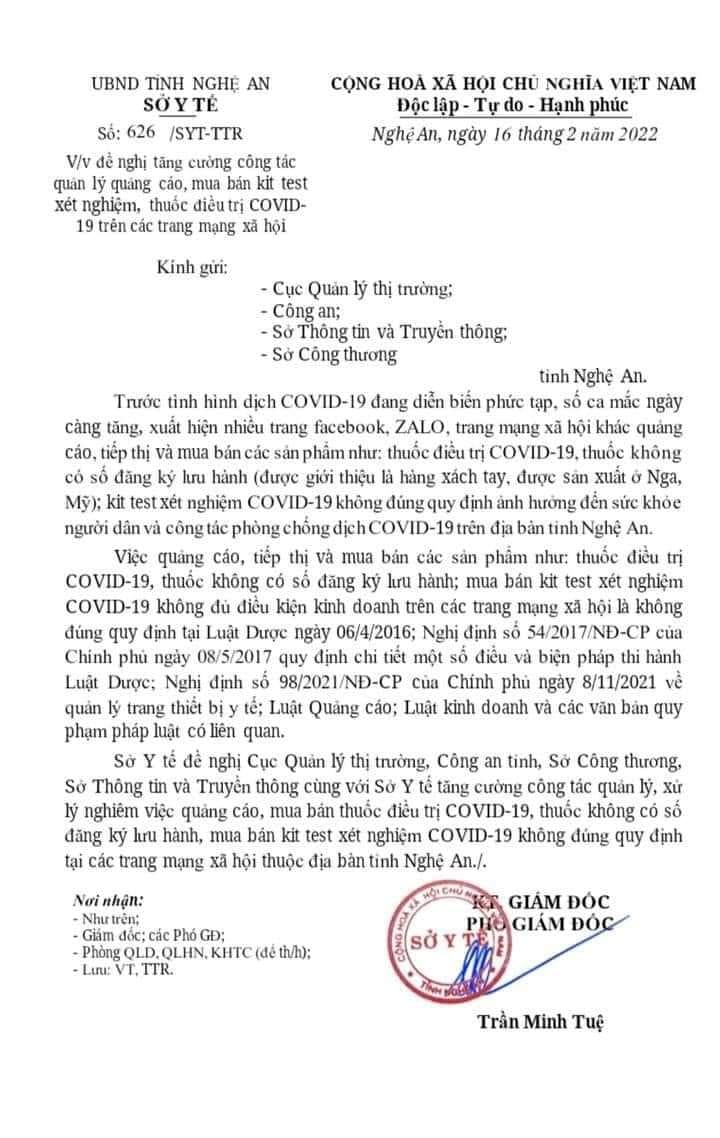 Dân sinh - Xử lý nghiêm mua bán kit test xét nghiệm Covid-19 trái luật (Hình 2).