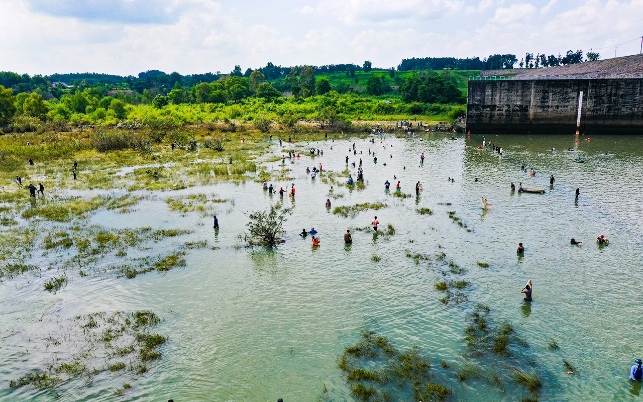 Dân sinh - Đồng Nai: Hàng nghìn người kéo nhau săn cá “khủng” tại hồ Trị An (Hình 4).